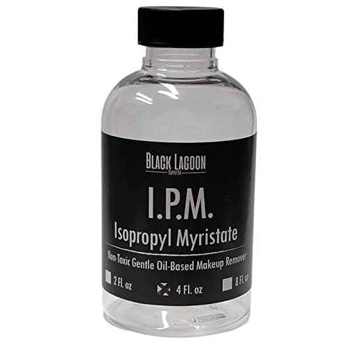 IPM Isopropyl Myristate 4 Oz - Professional Makeup & Adhesive Remover - Removes Pros-aide & PAX Paint - Makeup Thinner