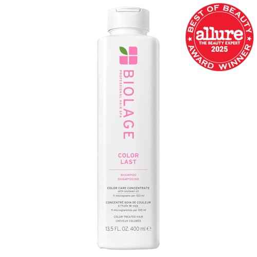 Biolage Color Last Shampoo - For Color-Treated Hair, Nourishes, Strengthens, Hydrates and Adds Shine, Soybean Oil & Stearic Acid, Paraben & Mineral Oil-Free, Vegan