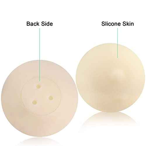 One Pair Soft Silicone 3D Areola Tattoo skin Model for Nipple and Areola Tattooing Training Practice