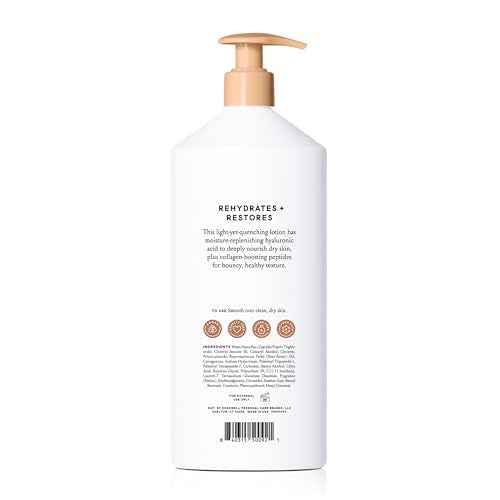 Billie Bounce Hydrating Women's Body Lotion, Vanilla Cedar Scent, with Hyaluronic Acid, 18 fl oz