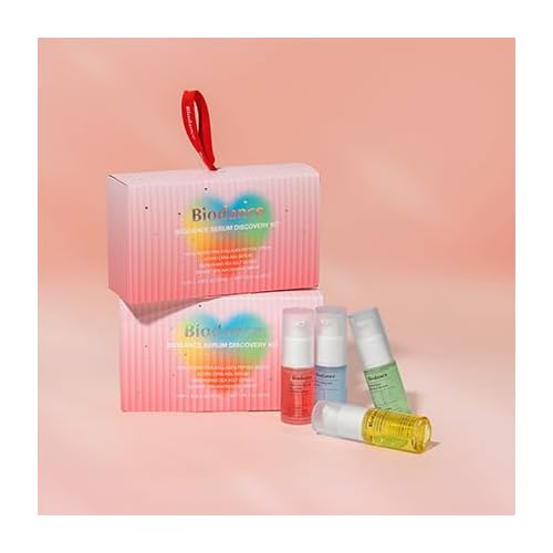 BIODANCE Serum Discovery Set: 4 Mini Serums Set, Holiday Christmas Gifts, Stocking Stuffers for teen girls, Korean Skincare with Collagen Peptide, Ceramide Panthenol, Sea Kelp, Vitamin C Niacinamide
