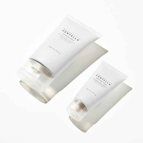 SKIN1004 Madagascar Centella Travel Kit, Toner, Ampoule, Soothing Cream, Cleansing Oil, Ampoule Foam, Basic Skincare Trial Kit Box , Gift Sets for Mom, Women & Mothers Day, Compact Size