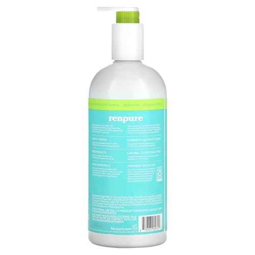 Renpure Fresh Mint and Eucalyptus Invigorating Body Lotion - Rich and Silky Formula - Improves Natural Moisture Barrier - Protects and Nourishes - Leaves Skin Feeling Soft and Smooth - 24 oz