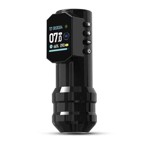 INKin Tattoo Gun 4.0mm Stroke Length, Wireless Tattoo Machine with Ultra OLED Display Screen, Eva Tattoo Pen with 1500mAh Battery Compact Lightweight Design for Tattoo Beginners and Artists