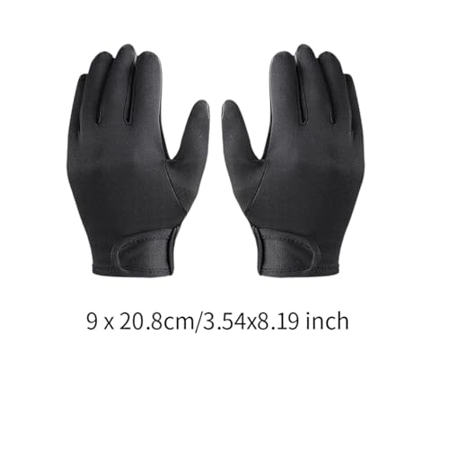 Pistro Set of 2 Heat Resistant Hairdressing Gloves for Curling & Straightening, Five Finger Design, Protective Finger Covers for Salon Styling