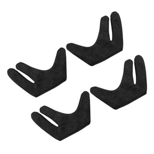 4pcs Heat Insulated Hairdressing Gloves Professional Thermal Gloves for Hair Styling Safe Home Styling Sturdy Material Three-finger Design