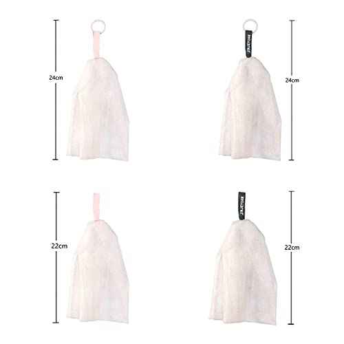 10Pcs Soap Foaming Net, Bath Washing Tools Massager Foaming Net Soft Brush Bubble Helper Mesh Nets Soap for Skin Care and Face Wash(2)