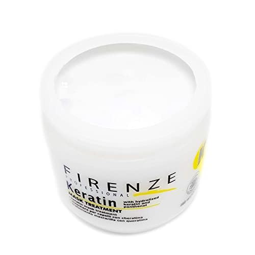 Firenze Professional Keratin Care Bundle - Keratin Shampoo, Intense Conditioner and Mask Treatment Pack with Free Red Gift Bag