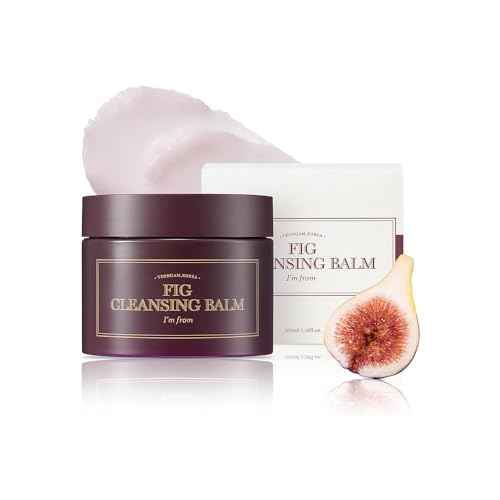 I'm from Fig Cleansing balm, korean makeup remover, vegan, Easy to rinse off, Fig oil water 7.8% with Peptide and Amino Acid, Makeup Meltaway, makeup melting balm to oil, 100ml
