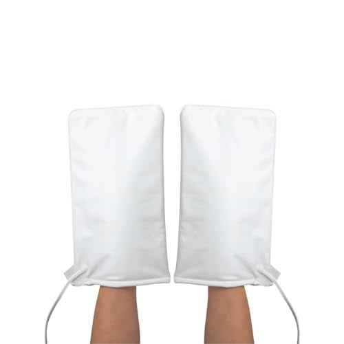 ForPro Professional Collection Premium Heated Mitts, Electric Thermal Moisturizing Hand Warmers for Spa Treatments, Dual Temperature Settings, 1-Pair