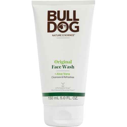 BULLDOG Mens Skincare and Grooming, Original Face Wash/Scrub, 5 Fluid Ounce