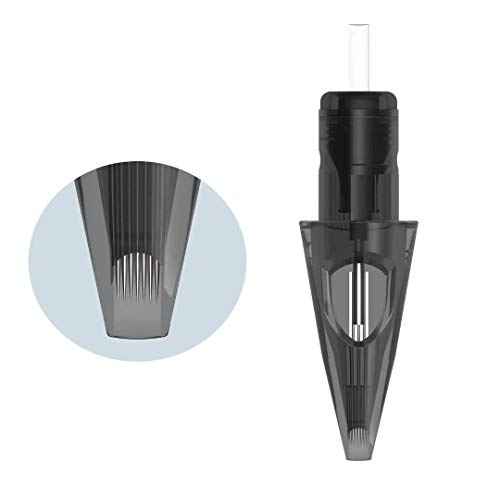 Tattoo Cartridges ? 20Pcs #12 Bugpin Round Liner for Fine Detailing, Reliable (1215RM)