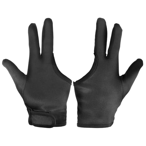 Giantree Heat Resistant Glove, 3 Finger Heat Resistant Gloves, Professional Curling Iron Barber Glove, Reusable Straightener Protector Glove for Curling Wand Flat Iron Hot-Air Brush Proof Sublimation