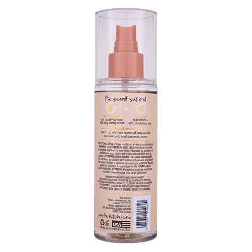 Tree Hut Vanilla Fragrance Mist, Refreshing Body Spray to Layer with Your Favorite Scents, Versatile, Holiday Gift & Stocking Stuffer, Hair & Body Mist, 6 fl oz