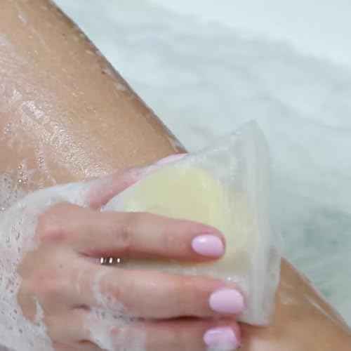 10 counts Foaming Mesh Soap Bag for Bar Soap, Reusable Exfoliating Lather Net, Creates Rich Suds, Soap Saver Pouch, Skincare Cleansing Tool, Hangable, Durable Multi-Layer Design