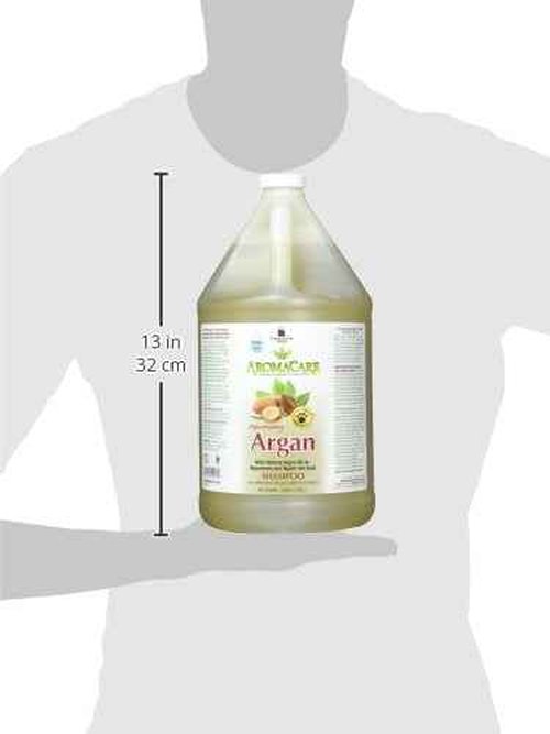 PPP AromaCare Rejuvenating Argan Shampoo for Dogs - Repairs Dry and Brittle Coats - Leaves Fur Silky & Shiny - 1 Gallon