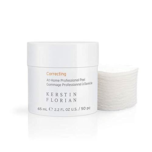 Kerstin Florian Correcting At Home Professional Peel | Glycolic & Lactic Acid Exfoliating Pore Pads (50 individual pads)