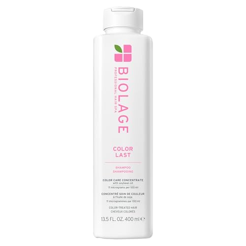Biolage Color Last Shampoo - For Color-Treated Hair, Nourishes, Strengthens, Hydrates and Adds Shine, Soybean Oil & Stearic Acid, Paraben & Mineral Oil-Free, Vegan