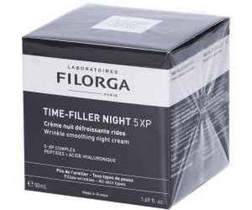 Filorga Anti Aging Time Filler Night 5XP Anti-Wrinkle Night Cream, Anti-Aging Face Moisturizer, 1.69 fl oz
