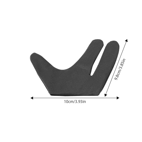 Hair Dye 3 Finger Heat Protector | Hair Styling Gloves Heat Resistant,Professional 3 Finger Protection