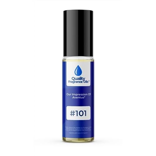 Quality Fragrance Oils' Aventus for Men Impression #101 | Long-Lasting Perfume Oil, Alcohol-Free, Strong Scent, 10ml Roll-On | Affordable Alternative to Designer Fragrances