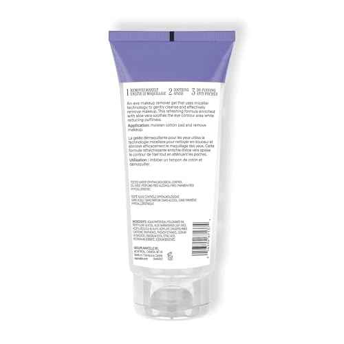 Marcelle 3-in-1 Micellar Gel Eye Makeup Remover, Hypoallergenic and Fragrance-Free, 3.3 fl oz