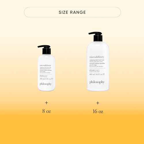philosophy microdelivery exfoliating daily facial wash - with fine grain desert earth & gentle amino acids - scrubs away impurities & dead skin cells to alleviate dryness and rough texture