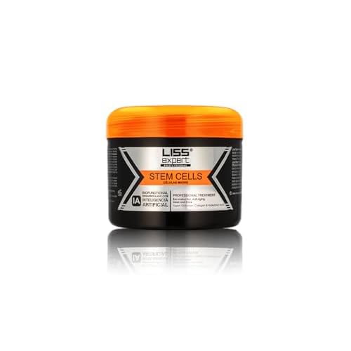 Liss Expert Stem Cells Smoothing Treatment ? Organic Keratin , Argan Oil, Hyaluronic Acid ? for Frizz-Free Repair & Shine ? Professional Straightening - ONE Shoulder length application