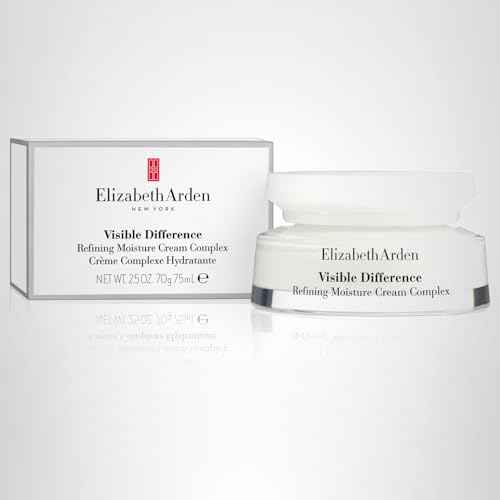 Elizabeth Arden Visible Difference Refining Moisture Cream Complex, Daily Face Moisturizer, Prevents Hydration Loss, Dermatologist and Clinically Tested, 2.5 Oz
