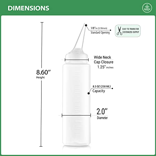 Bar5F Applicator Bottle with Angled Tip 8.5 ounce (Pack of 3)