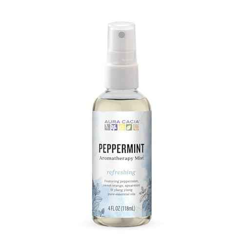 Aura Cacia Room and Body Mist, Refreshing Peppermint, 4 Fluid Ounce