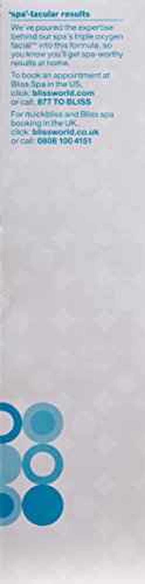 bliss Triple Oxygen Instant Energizing Mask, 3.4 fl oz