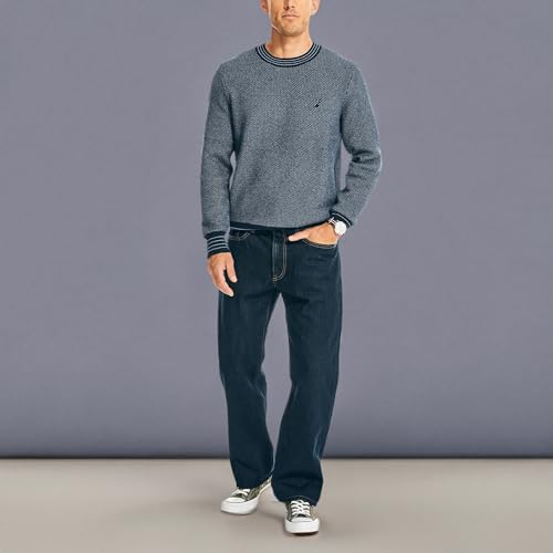Nautica Men's Authentic Loose Denim Jeans, Pure Ocean Wash, 34W x 30L