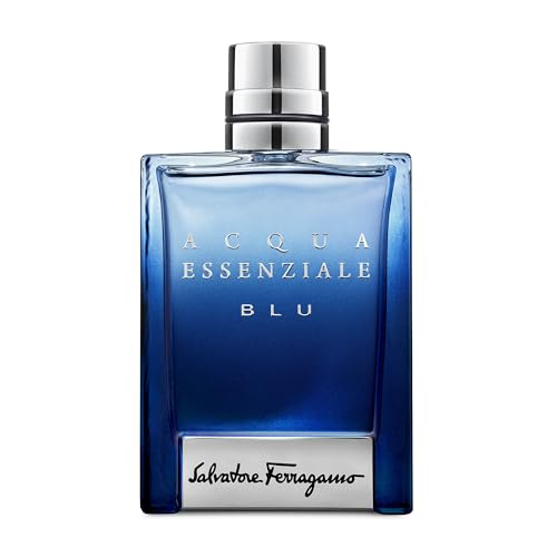 FERRAGAMO Acqua Essenziale Blu Eau de Toilette Pour Homme, Cologne Spray for Men