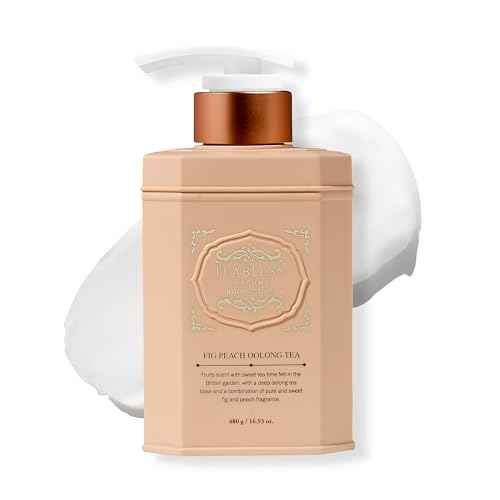 Fig Peach Oolong Tea Perfumed Body Lotion, Daily Moisturizer, Body Lotion For Dry Skin & Sensitive Skin, Non-Greasy, Slow Aging, Fig Fruity Scent, Korean Skin Care