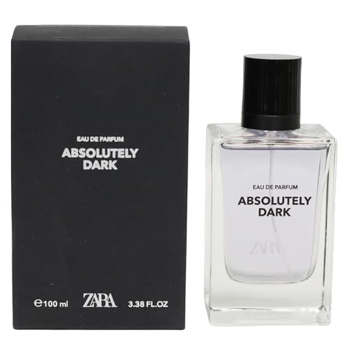 Zara Absolutely Dark Cologne for Men EDP Eau De Parfum A Sophisticated and Captivating Fragrance 100 ML (3.4 FL. OZ)