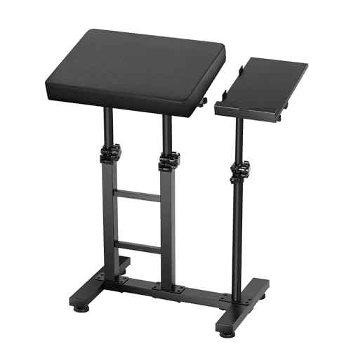Poarmeey XXL Tattoo Arm Rest Stand with Adjustable Tattoo Tray for iPad Professional Oversized Armrest and Holder Stand Combination