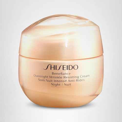 Shiseido Benefiance Overnight Wrinkle Resisting Cream - 50 mL - Anti-Aging Night Cream for Normal to Dry Skin - Visibly Improves Wrinkles for Smooth, Rested Skin