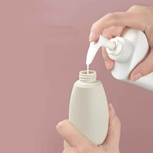 Travel Bottle, 3 Pcs Leak Proof Refillable Squeezable Containers Set(60 ml) with Label and Transparent Carry Bag for Liquid Shampoos, Soap and Toiletries. (Multicolor)