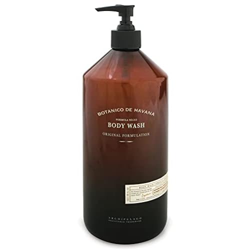 Archipelago Botanicals Botanico de Havana Body Wash, Moisturizing Body Wash for Dry and Sensitive Skin, Gentle Daily Cleanser, Free from Parabens, Phthalates and GMOs (15.3 oz)