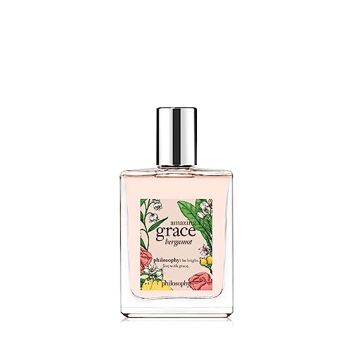 philosophy amazing grace bergamot eau de toilette - bright & floral women's perfume - with notes of bergamot, lily of the valley & musk - long lasting fragrance