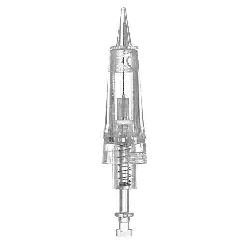 20pcs Permanent Makeup Tattoo Needles 1P/3P/5P/5FP/7FP Tattoo Machine Pen Cartridge Needle for Eyebrow Eyeliner Lip Microblading Shading (1P)