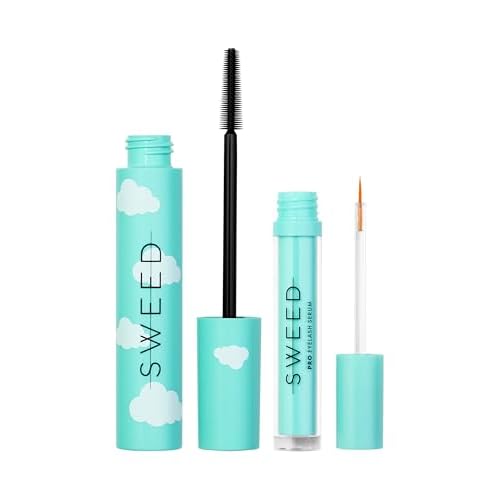 SWEED - Cloud Gift Set (Cloud Mascara; Black 12 mL + Eyelash Serum 3 mL) | Vegan, Cruelty-Free, Clean Beauty