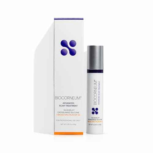 Biocorneum Advanced Scar Treatment with Silishield¢ç & SPF 30 10g ? Made in the USA, Fast-Drying, Silicone Scar Gel - Surgeon Recommended for New & Old Scars - Suitable for Children Over 6 Months