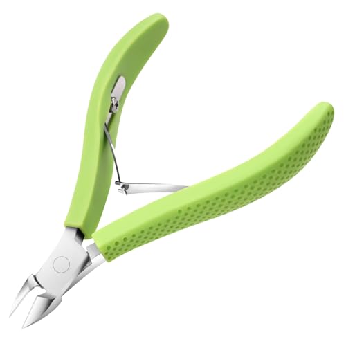 Cuticle Trimmer, Professional Nail Cuticle Cutter, Stainless Steel Cuticle Remover Nippers with Non-Slip Silicone Handle, Manicure Tools for Nail Care£¬Cuticle Clipper for Nails Dead Skin.