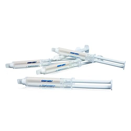 Gishy Goo! Dental Wax Replacements for Orthodontics. Pain Relief, Bubblegum Flavor and Unnoticeable Tooth Colors, 1 Patient Syringe Kit from Ultradent