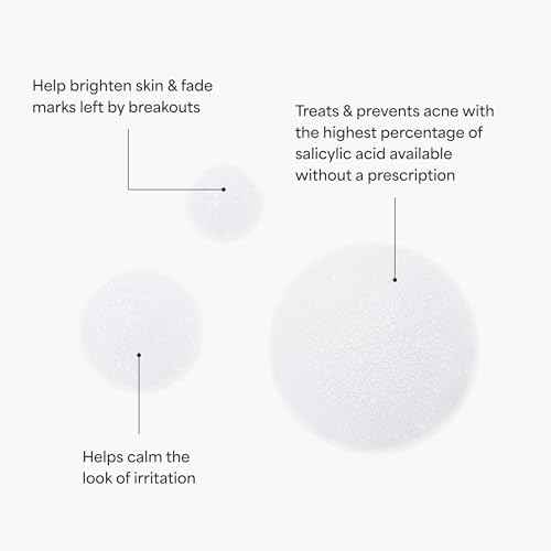 TULA Skin Care Keep It Clear - Acne Foam Cleanser, Contains Salicylic & Azelaic Acid & Probiotics, Clears & Soothes Acne, Brightens Past Blemish Marks, 6.3 fl oz.