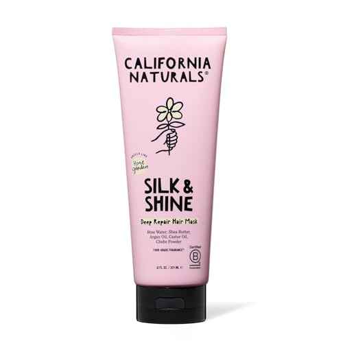 California Naturals Deep Repair Hair Mask, Paraben and Sulfate Free, Deep Conditioner for Dry, Damaged Hair, Nautral, Vegan, Hydrating and Conditioning, For Curly, Frizzy, All Hair Types, 12 fl oz