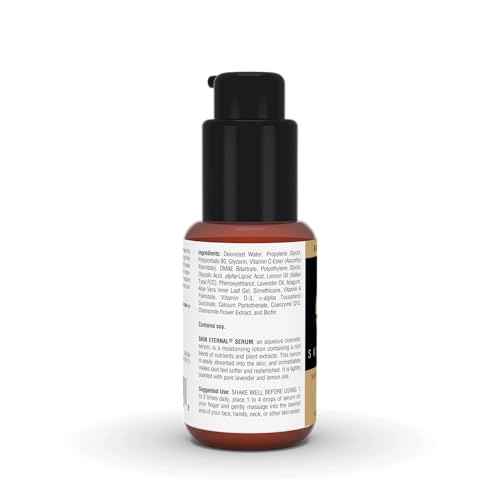 Source Naturals Skin Eternal Serum - Moisturizing Lotion with C-Ester, DMAE, & Liopic Acid- 1.7 Fluid oz