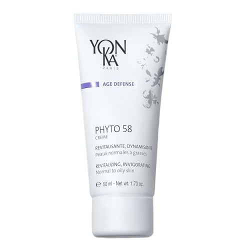 Yon-Ka Phyto 58 PNG Night Cream | Anti-Aging Vitamin E Face Moisturizer for Normal and Oily Skin | Anti-Wrinkle Night Treatment to Reduce Pores and Revitalize Skin | 1.73 oz